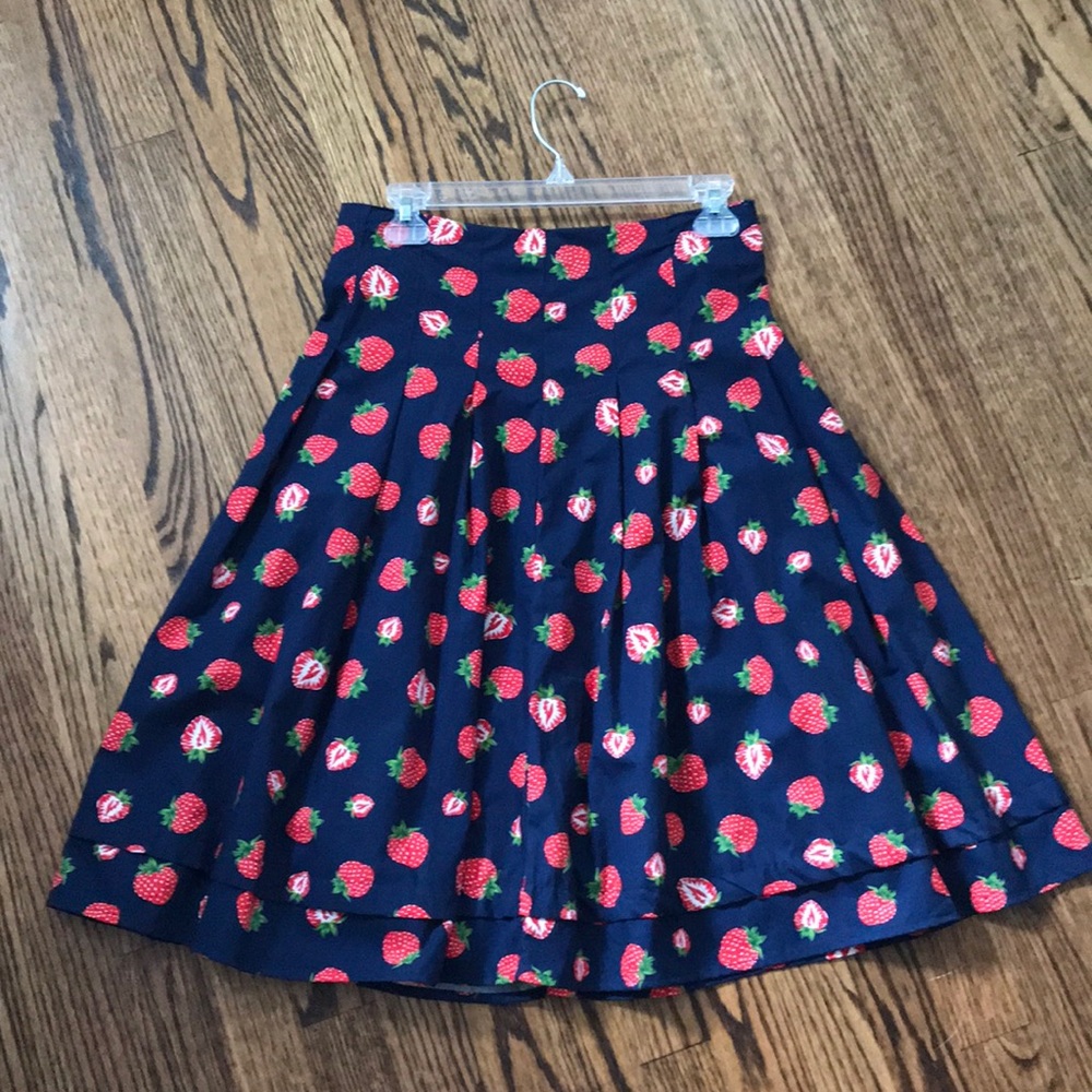 Strawberry blue skirt